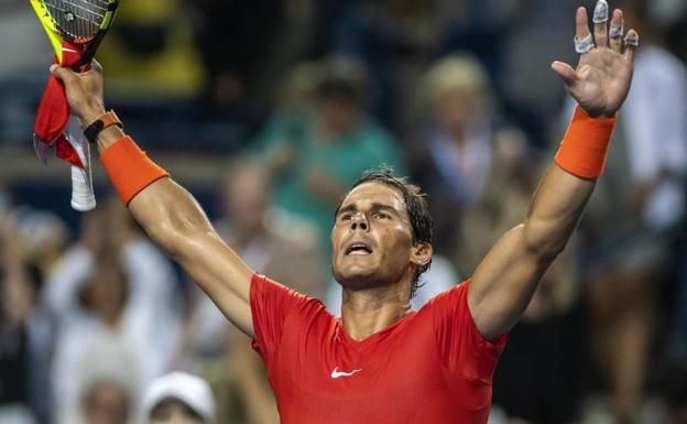 Nadal sufre para eliminar a Wawrinka