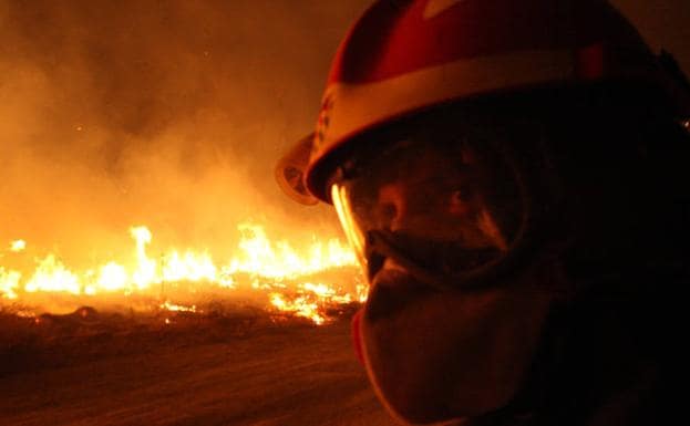 La UME registra la intervención más baja en incendios de los últimos cuatro años