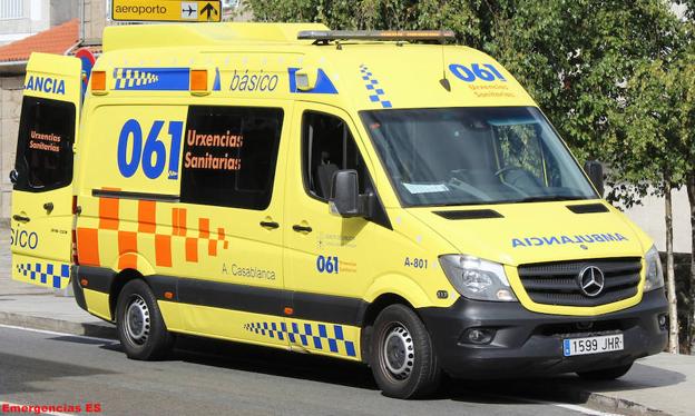 Muere un joven de Bembibre al chocar con su moto contra un turismo en la N-634 en Curtis