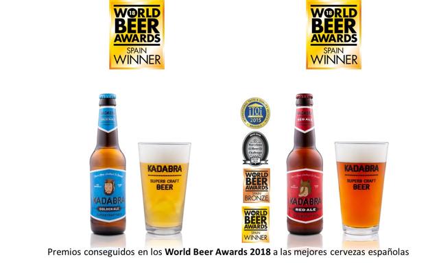 Doble premio para Kadabra en los World Beer Awards 2018