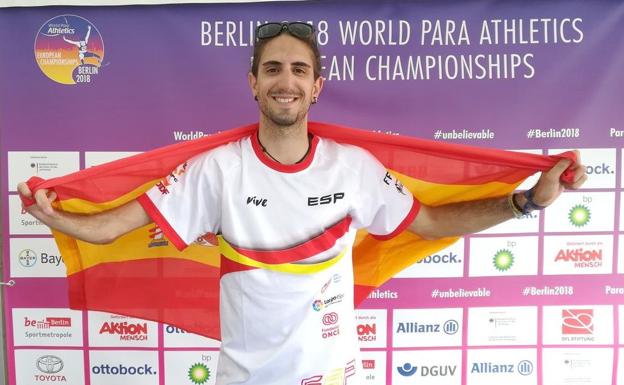 El leonés Daniel Pérez, plata en los Campeonatos de Europa de Atletismo Adaptado