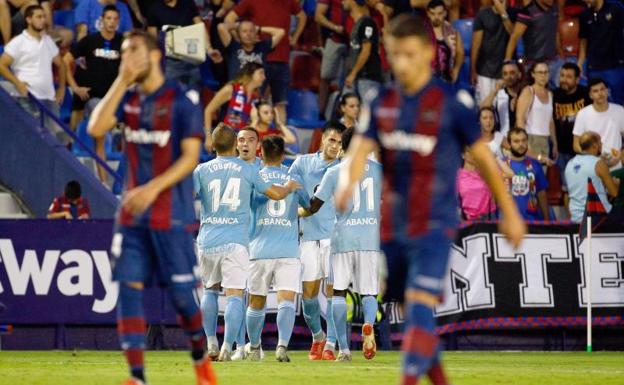 El Celta sorprende al Levante