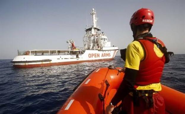 Proactiva Open Arms rescatará migrantes bajo coordinación de Salvamento Marítimo