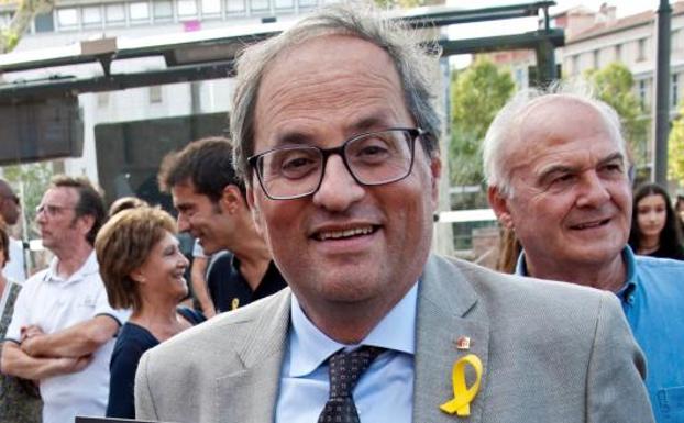 Torra amenaza con llegar hasta el final en la aplicación de la república