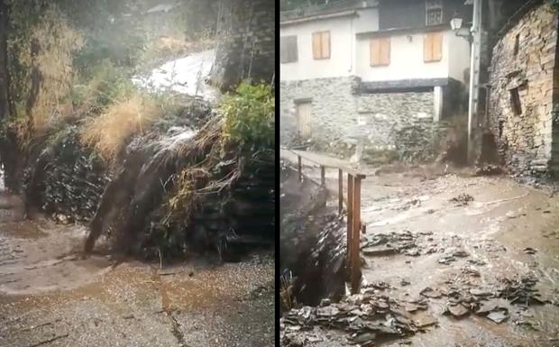 Las cenizas del incendio de La Cabrera tiñen de negro sus ríos un año después