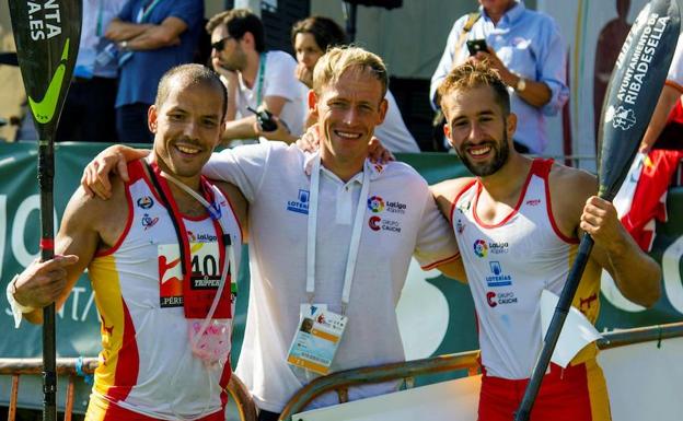 José Luis Becerro roza el podio en el K-2 del Mundial de Piragüismo de Portugal