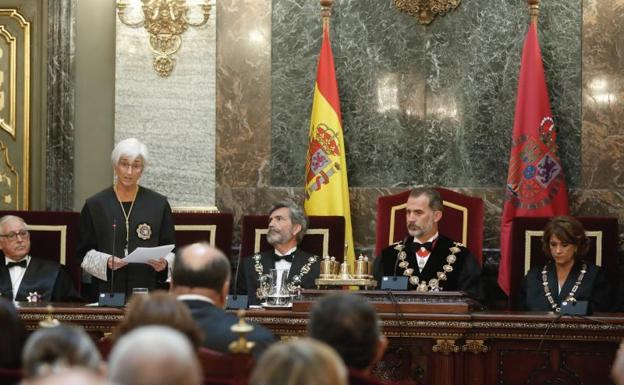 La fiscal general defiende la «firme actuación» contra el 'procés' antes del juicio