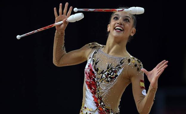 Sara Llana, sin fortuna también en las mazas