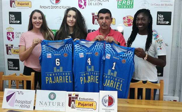 Melita Emanuel-Carr, Clara Cáceres y Tania González, presentadas como nuevas jugadoras del CB Bembibre