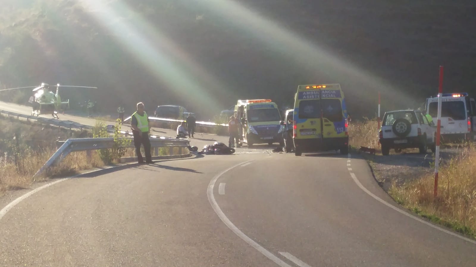 Grave accidente en la collada de Cármenes