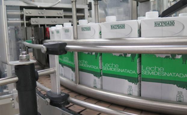 La leonesa Lactiber invertirá tres millones para automatizar la primera parte de la fábrica láctea