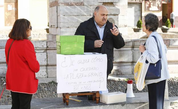 Los leoneses votan este domingo sí les gusta o no el resultado final de la Plaza del Grano