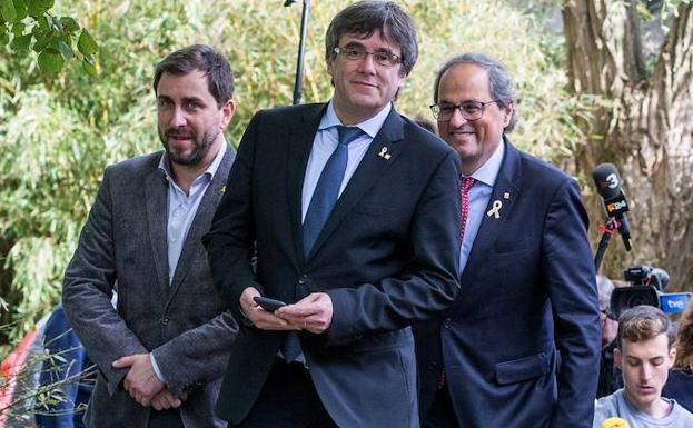 Torra y Puigdemont pondrán en marcha el consejo de la república el 30 de octubre