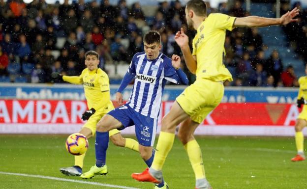 Calleri y Bastón personifican la fe del Alavés para remontar ante el Villarreal