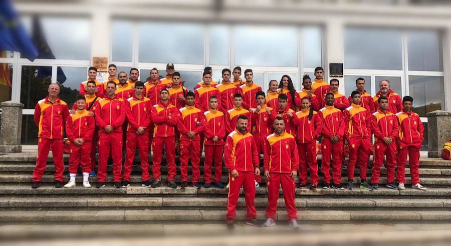 Brillo leonés en el éxito de la selección autonómica junior y joven de boxeo en Béjar