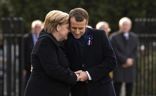 Macron y Merkel simbolizan la reconciliación histórica entre Francia y Alemania