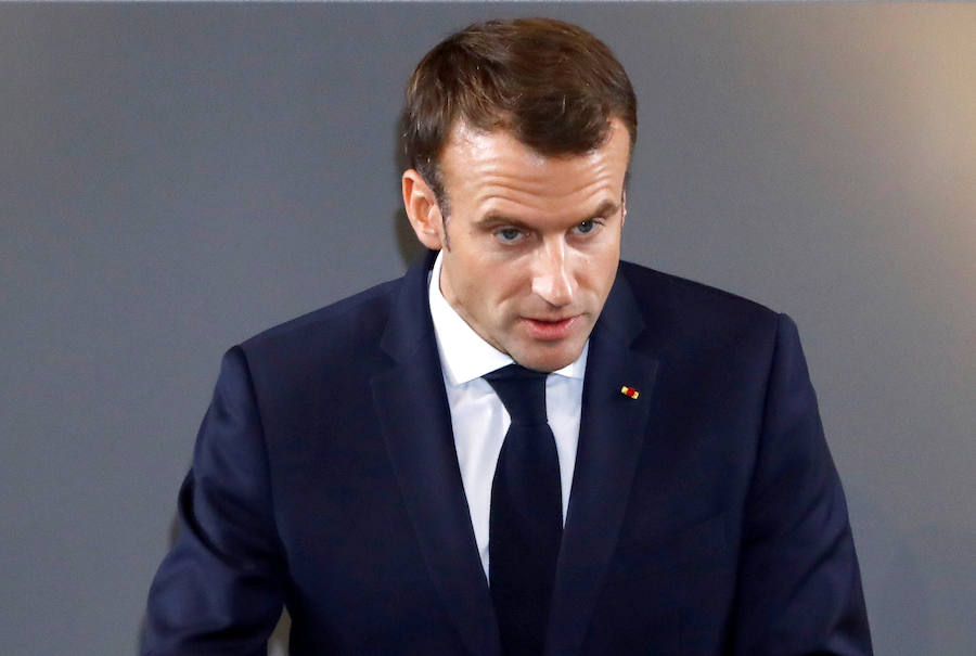 Macron defiende en Berlín la unidad europea