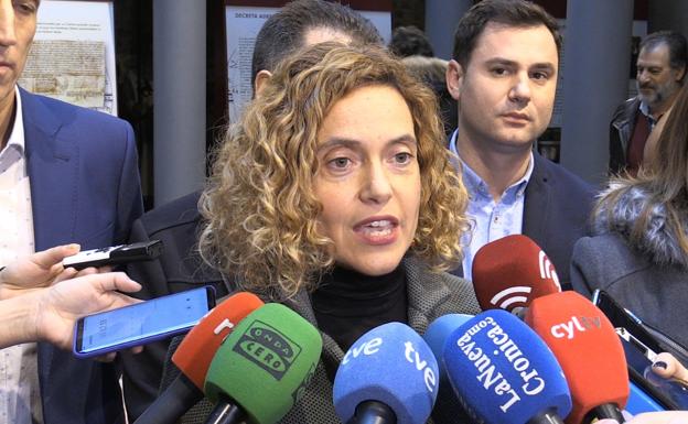 Meritxell Batet: «En León, España o Europa se necesita encarar la política desde el diálogo como José Antonio Diez»