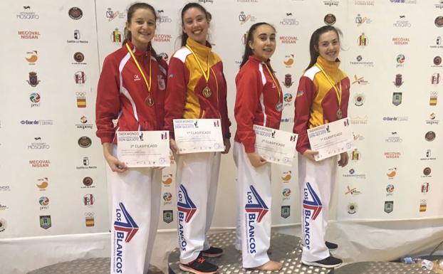 Dos oros y cinco medallas más para taekwondo leonés en Ciudad Real