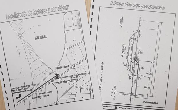 Chozas remite a la Junta un proyecto ferroviario ya realizado para unir Villadangos y Cetile