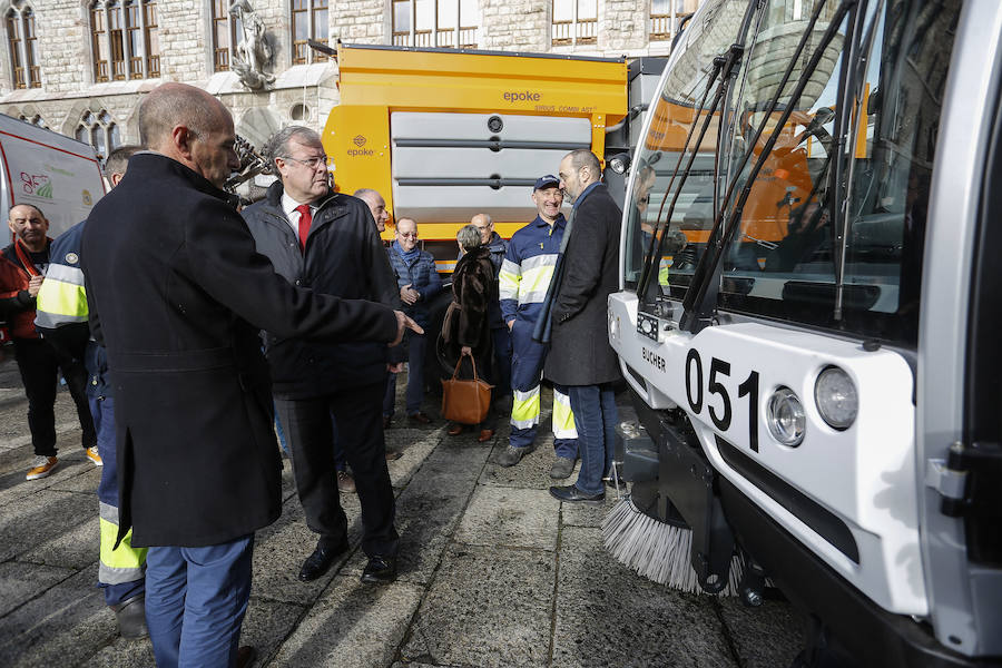 Nueva maquinaría en el servicio de limpieza de León capital