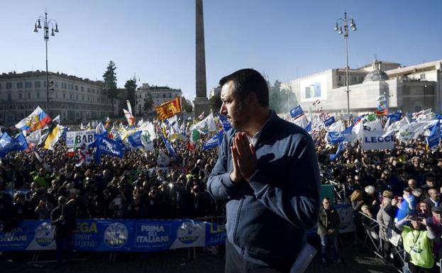 Salvini promete volver a hacer «grande» a Italia