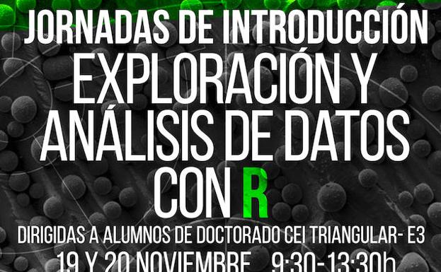 III jornadas formativas transversales específicas sobre exploración de datos con 'R'