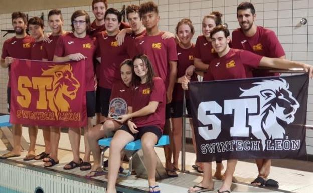 El SwimTech León, campeón por clubes de Castilla y León de natación