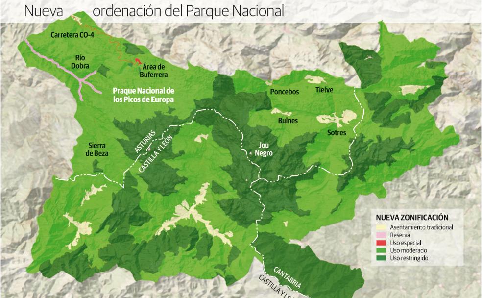 El 67% de la superficie de Picos de Europa en la vertiente leonesa será de acceso 'restringido'