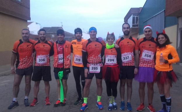 Raquel Rodríguez y Daniel Alonso, vencedores de la San Silvestre de Laguna de Negrillos