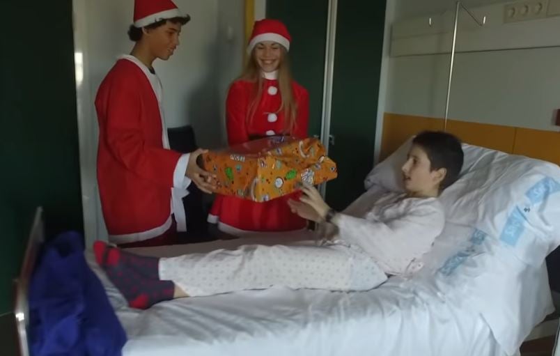 La ilusión de la Navidad en el Hospital de León