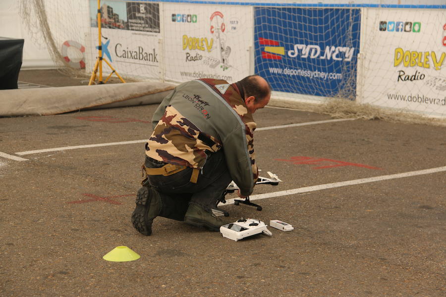 Los drones protagonistas de la Navidad en Valverde de la Virgen