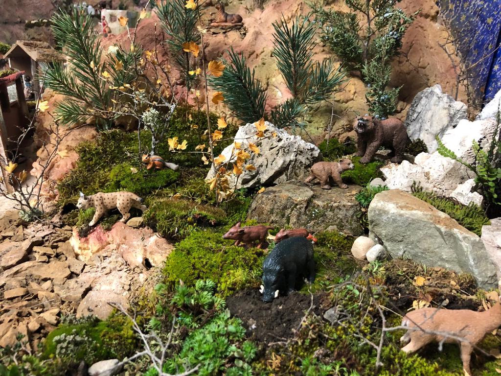 Villamanín presume de belén gigante