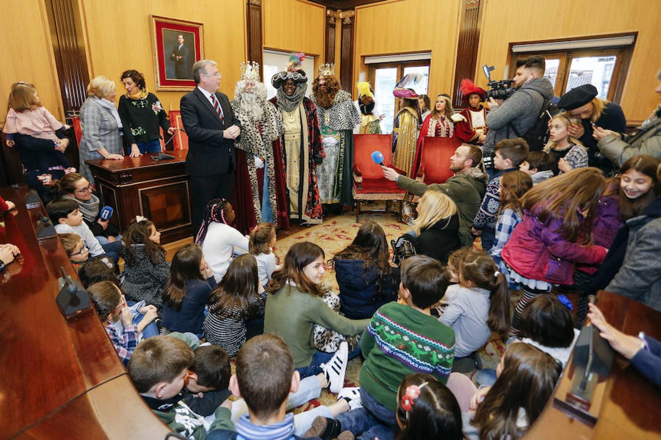 Recepción a los Reyes Magos en San Marcelo