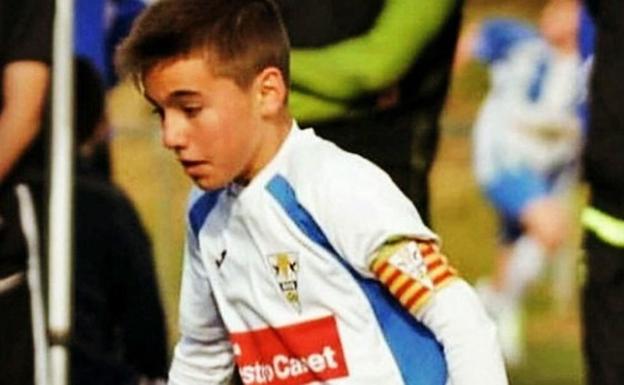 Luto en el fútbol base por la muerte a los 12 años de Álex Parera