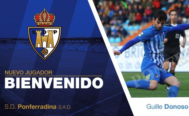 Guille Donoso regresa a la SD Ponferradina