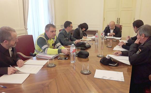El comite de viabilidad invernal de la Subdelegación analiza la llegada del temporal