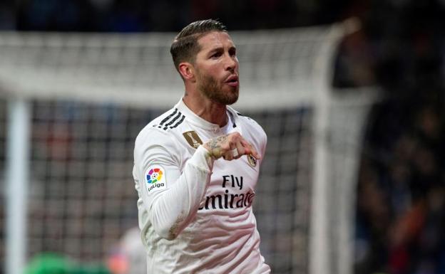 Sergio Ramos rentabiliza la fuga de Cristiano