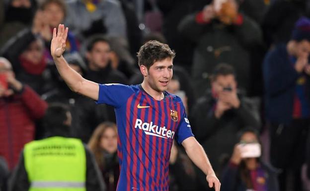 Sergi Roberto: «Ya dije que queríamos remontar y así ha sido»