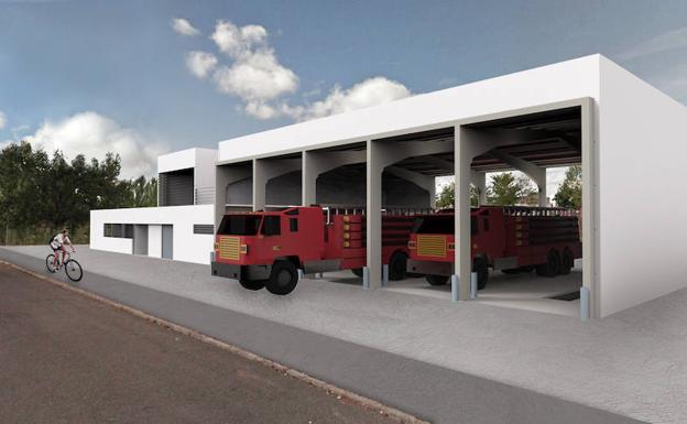 La Diputación aprueba por 1,4 millones los proyectos de los parques de bomberos de Cistierna y Celada de la Vega