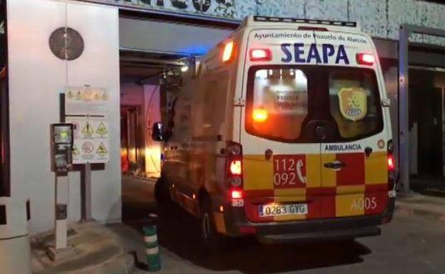 Herida tras quedar atrapada en el túnel de lavado del coche en Madrid