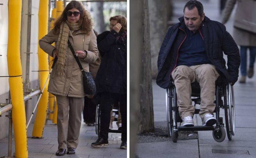 Mirar con los ojos de un ciego, caminar con las ruedas de una silla