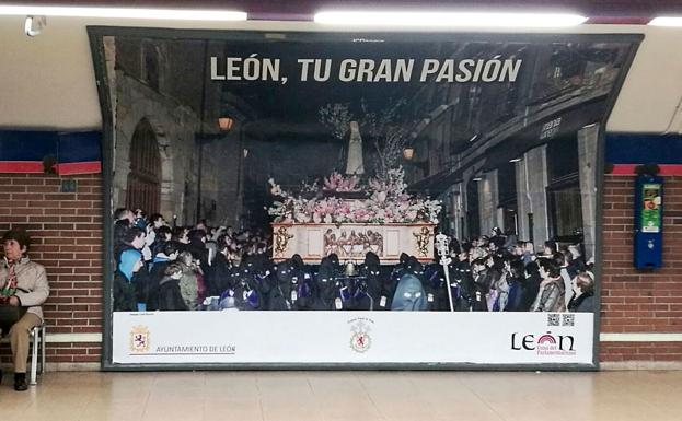 La Semana Santa de León se promocionará en 70 estaciones del Metro de Madrid