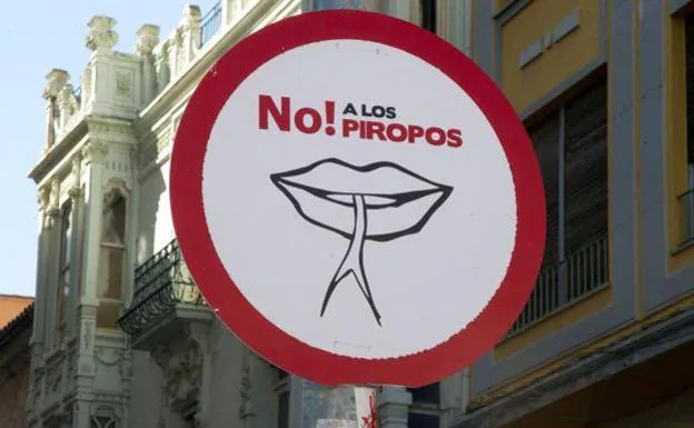 El «no a los piropos», la nueva señal de tráfico en Zamora