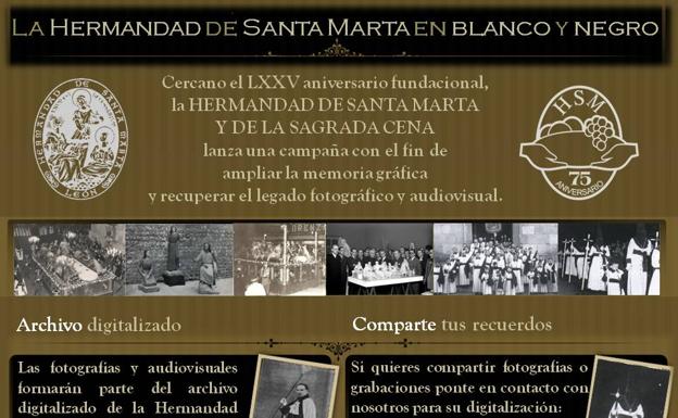 La Hermandad de Santa Marta, en blanco y negro