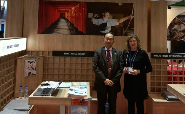 Ponferrada estrecha contactos con Japón en la Feria y Bolsa de Turismo de Lisboa