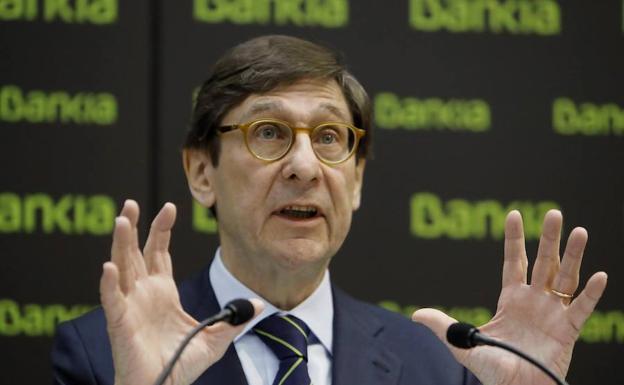 Goirigolzarri admite que el «entorno financiero no es fácil» pero asegura que Bankia crecerá