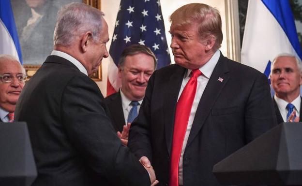 Trump reconoce formalmente la soberanía de Israel sobre los Altos del Golán