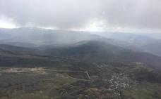 La lluvia 'apaga' el fuego forestal de Silván tras arrasar más de 80 hectáreas de monte en La Cabrera