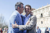 Acto de precampaña electoral de Pablo Casado León